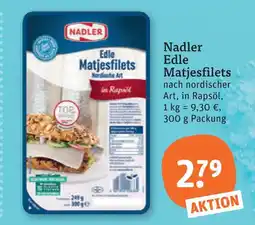 tegut Nadler edle matjesfilets Angebot