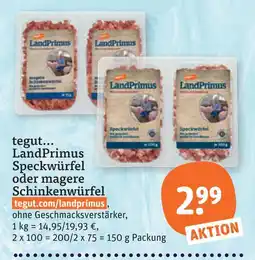 tegut Tegut landprimus speckwürfel Angebot