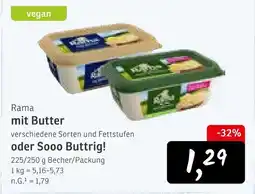 KONSUM Rama mit butter oder sooo buttrig! Angebot