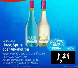 KONSUM Vescovino hugo, spritz oder alkoholfrei Angebot