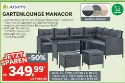 Marktkauf Juskys gartenlounge manacor Angebot