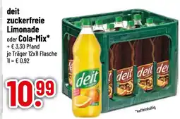 trinkgut Deit limonade oder cola-mix Angebot