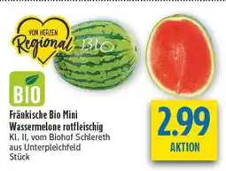 diska Von herzen regional fränkische bio mini wassermelone rotfleischig Angebot