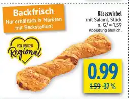 diska Käsewirbel mit salami Angebot