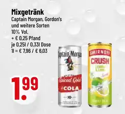 trinkgut Captain morgan mixgetränk Angebot