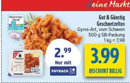 diska Gut & günstig geschnetzeltes Angebot