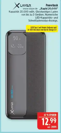 Marktkauf Xlayer rapid 20.000 Angebot