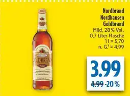 diska Nordbrand nordhausen goldbrand Angebot