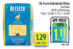 diska De cecco farfalle Angebot