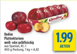 diska Ondine plattnektarinen weißfleischig Angebot