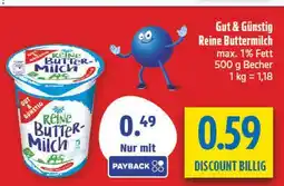 diska Gut & günstig reine buttermilch Angebot