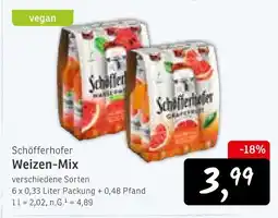 KONSUM Schöfferhofer weizen-mix Angebot