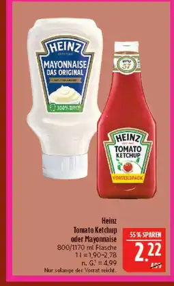 Marktkauf Heinz tomato ketchup Angebot