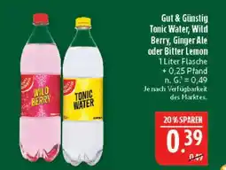 Marktkauf Gut & günstig tonic water Angebot