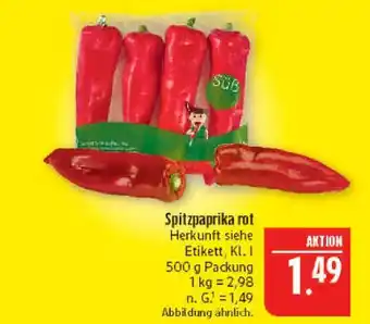 Marktkauf Spitzpaprika rot Angebot