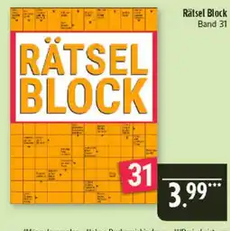 Marktkauf Rätsel block band 31 Angebot
