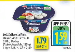 diska Zott zottarella minis Angebot