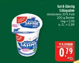Marktkauf Gut & günstig schlagsahne Angebot