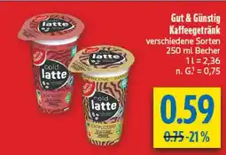 diska Gut & günstig kaffeegetränk Angebot