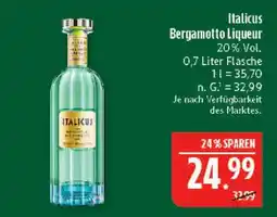 Marktkauf Italicus bergamotto liqueur Angebot