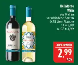 Marktkauf Bellafonte wein Angebot