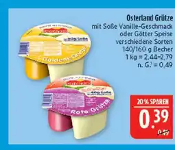 Marktkauf Osterland grütze mit soße vanille-geschmack Angebot