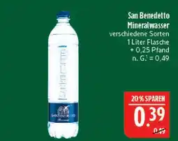 Marktkauf San benedetto mineralwasser Angebot