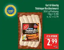 Marktkauf Gut & günstig thüringer rostbratwurst Angebot