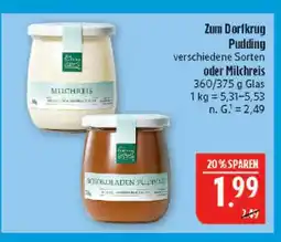 Marktkauf Zum dorfkrug pudding Angebot