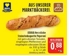 Marktkauf Edeka herzstücke steinofenbaguette peperoni Angebot