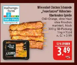 Marktkauf Wiesenhof feuerlanzer hähnchen-oberkeulen-spieße Angebot