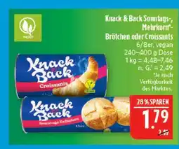 Marktkauf Knack & back sonntags-mehrkorn-brötchen Angebot