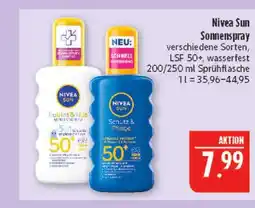 Marktkauf Nivea sun sonnenspray Angebot