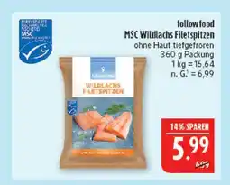 Marktkauf Followfood msc wildlachs filetspitzen Angebot