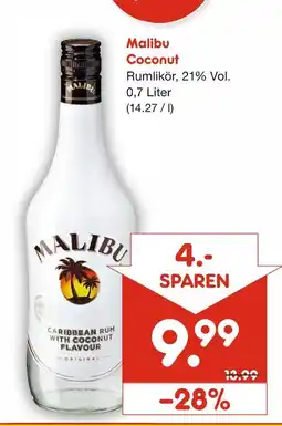 Netto Marken-Discount Malibu coconut rumlikör Angebot