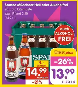 Netto Marken-Discount Spaten münchner hell Angebot