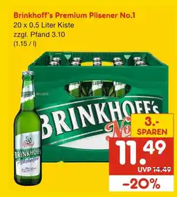 Netto Marken-Discount Brinkhoff's premium pilsener no.1 Angebot