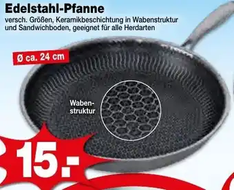 Edelstahl-Pfanne