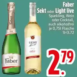 Edeka Faber Sekt oder Light live Angebot