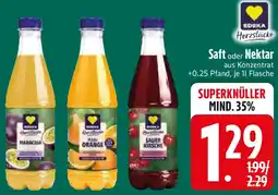 Edeka Edeka Herzstücke Saft oder Nektar Angebot