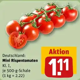 REWE Mini Rispentomaten Angebot