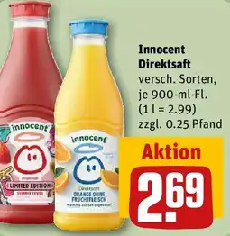 REWE Innocent Direktsaft Angebot