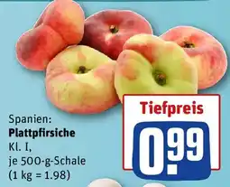 REWE Plattpfirsiche Angebot