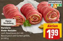 REWE Marinierte Rinder-Rouladen Angebot