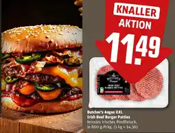 REWE Butcher's Angus XXL Irish Beef Burger Patties Angebot