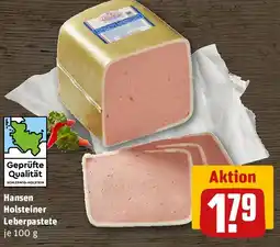 REWE Hansen Holsteiner Leberpastete Angebot