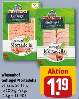 REWE Wiesenhof Geflügel Mortadella Angebot