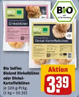 REWE Bio Selfies Bioland Dinkelblüten oder Dinkel- Kartoffelblüten Angebot