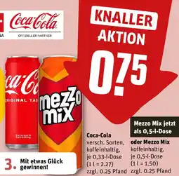 REWE Coca-Cola oder Mezzo Mix Angebot