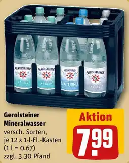 REWE Gerolsteiner Mineralwasser Angebot